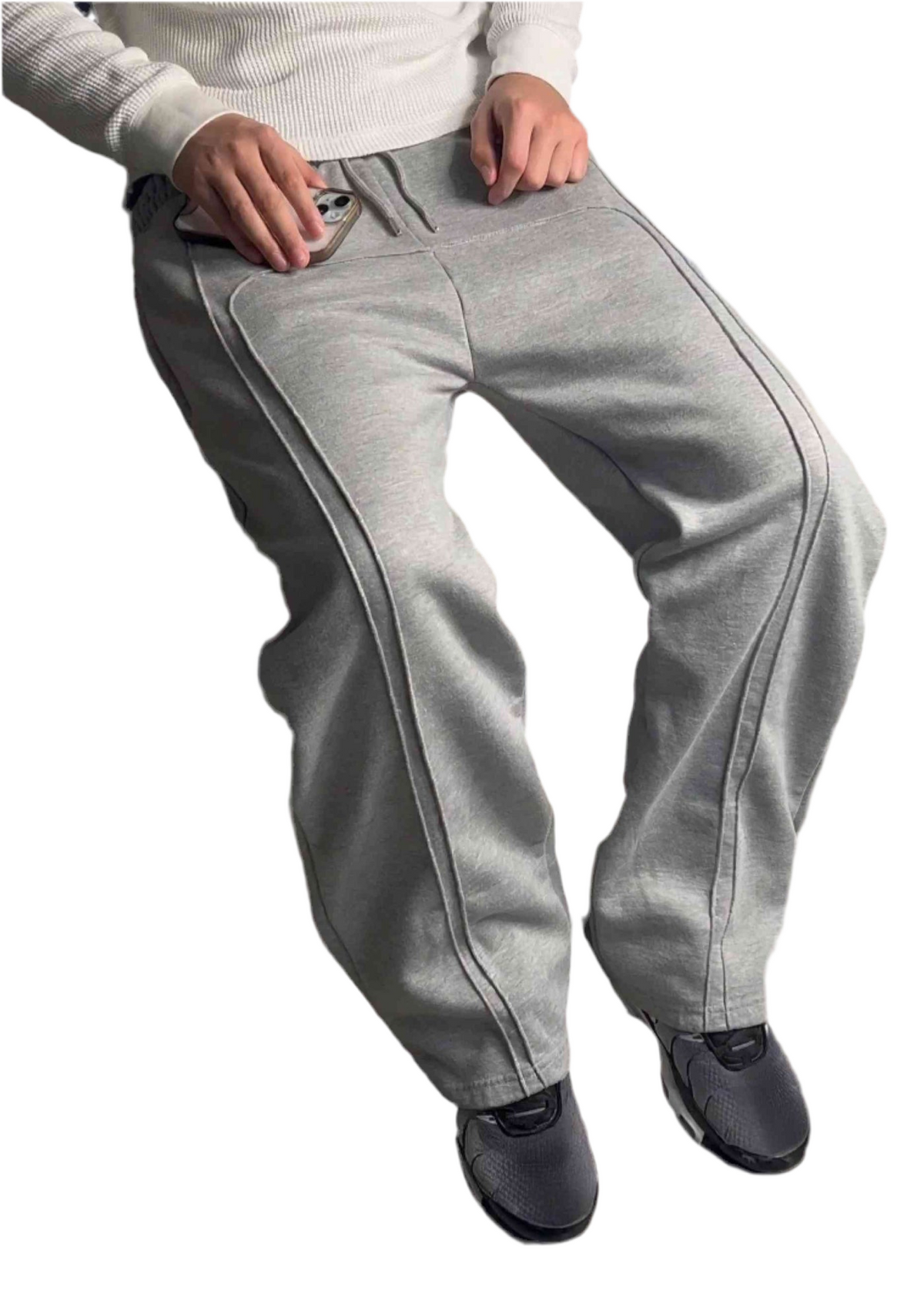 LUXE BOTTOMS - MELANGE GREY