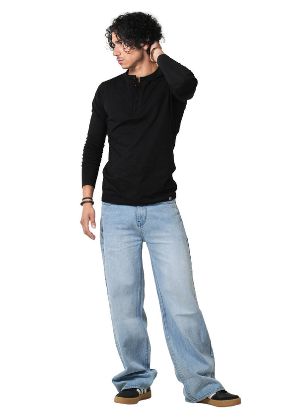 HENLEY - BLACK