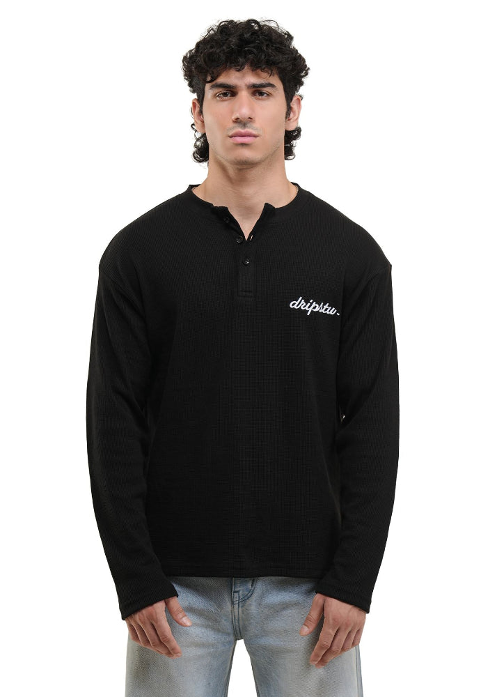 SIGNATURE WAFFLE HENLEY