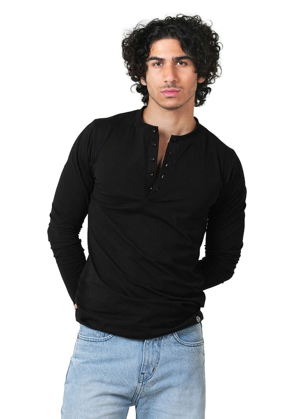 HENLEY - BLACK