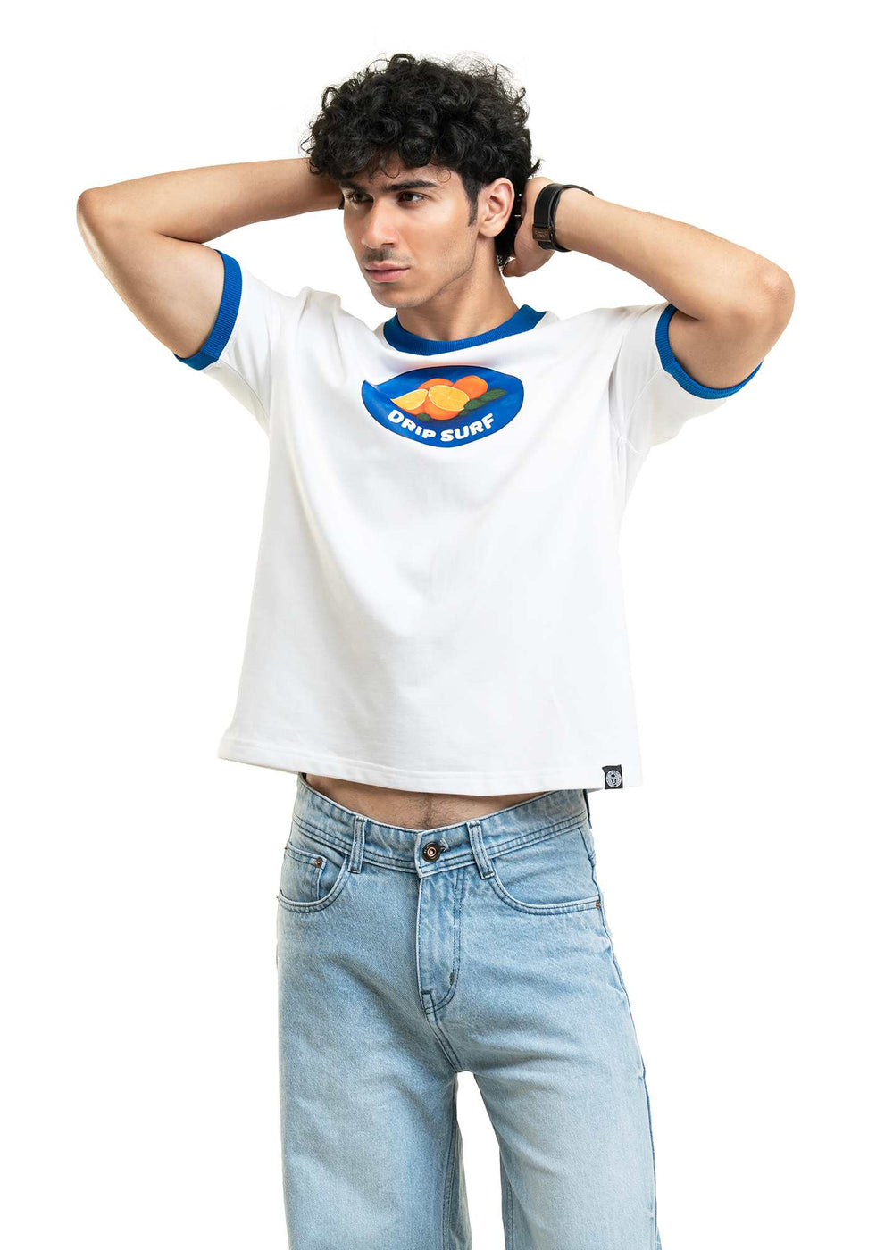REGULAR CROPPED TEE - DRIP SURF
