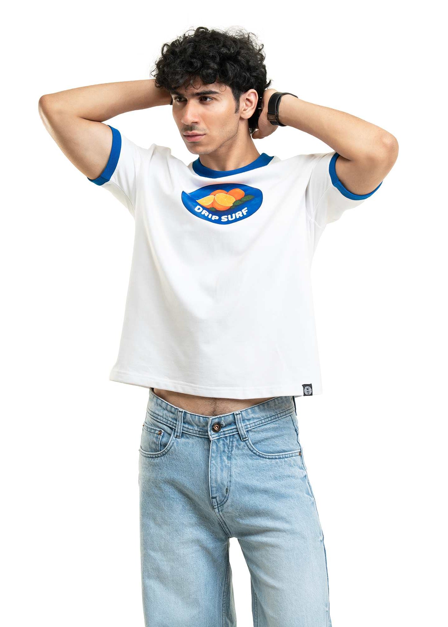 REGULAR CROPPED TEE - DRIP SURF