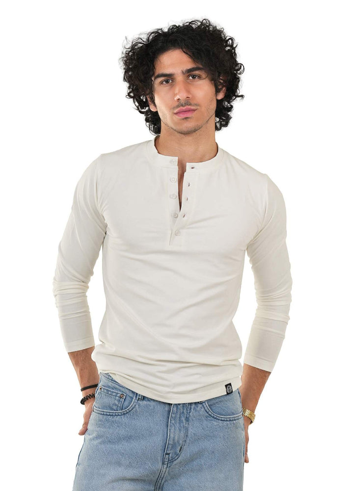 HENLEY - OFF-WHITE