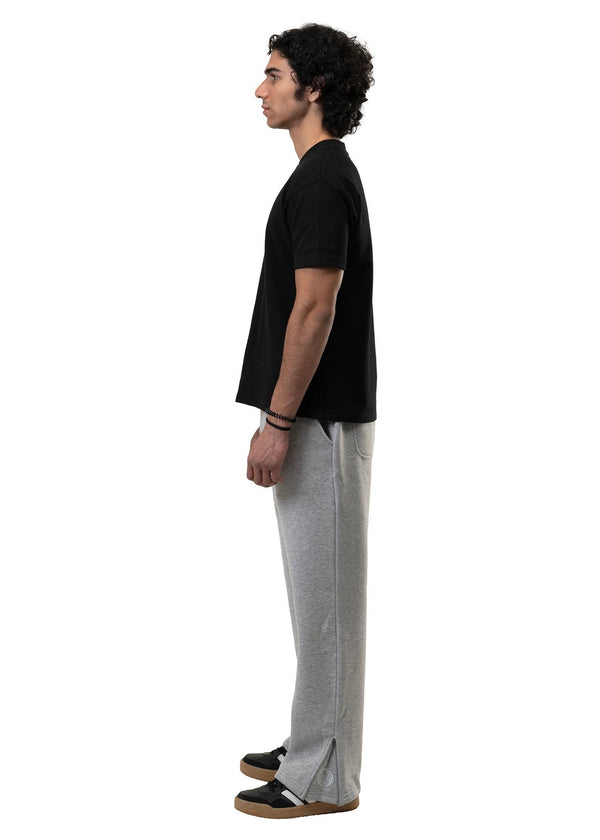 REGULAR CROPPED TEE - BLACK