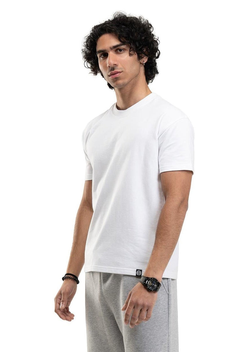 REGULAR CROPPED TEE - WHITE