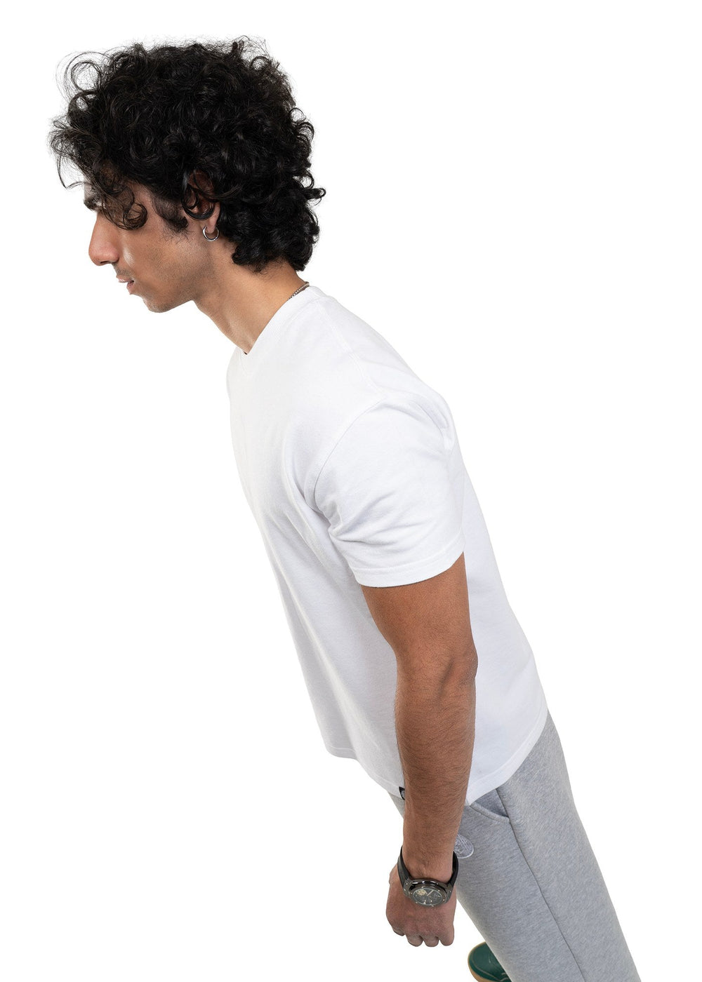 REGULAR CROPPED TEE - WHITE
