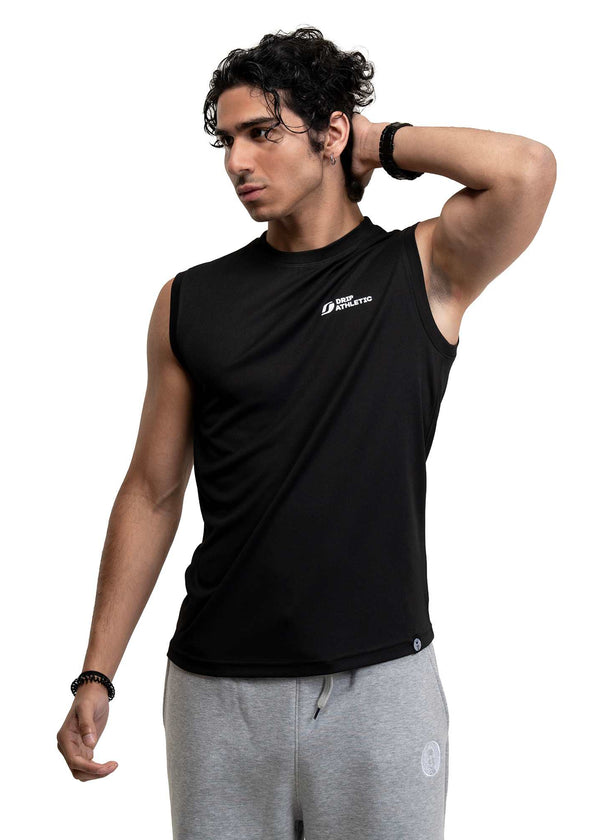 BLACK DRY-FIT VEST