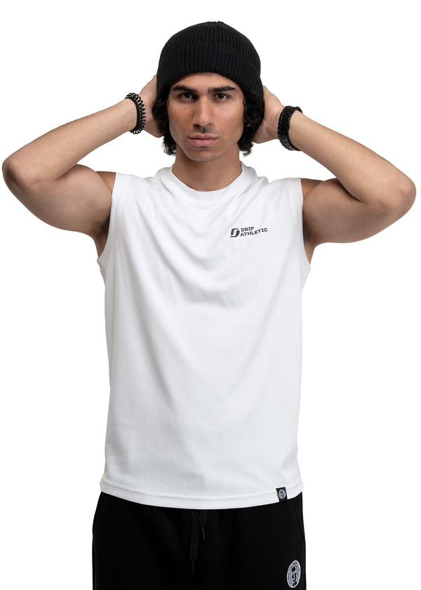 WHITE DRY-FIT VEST