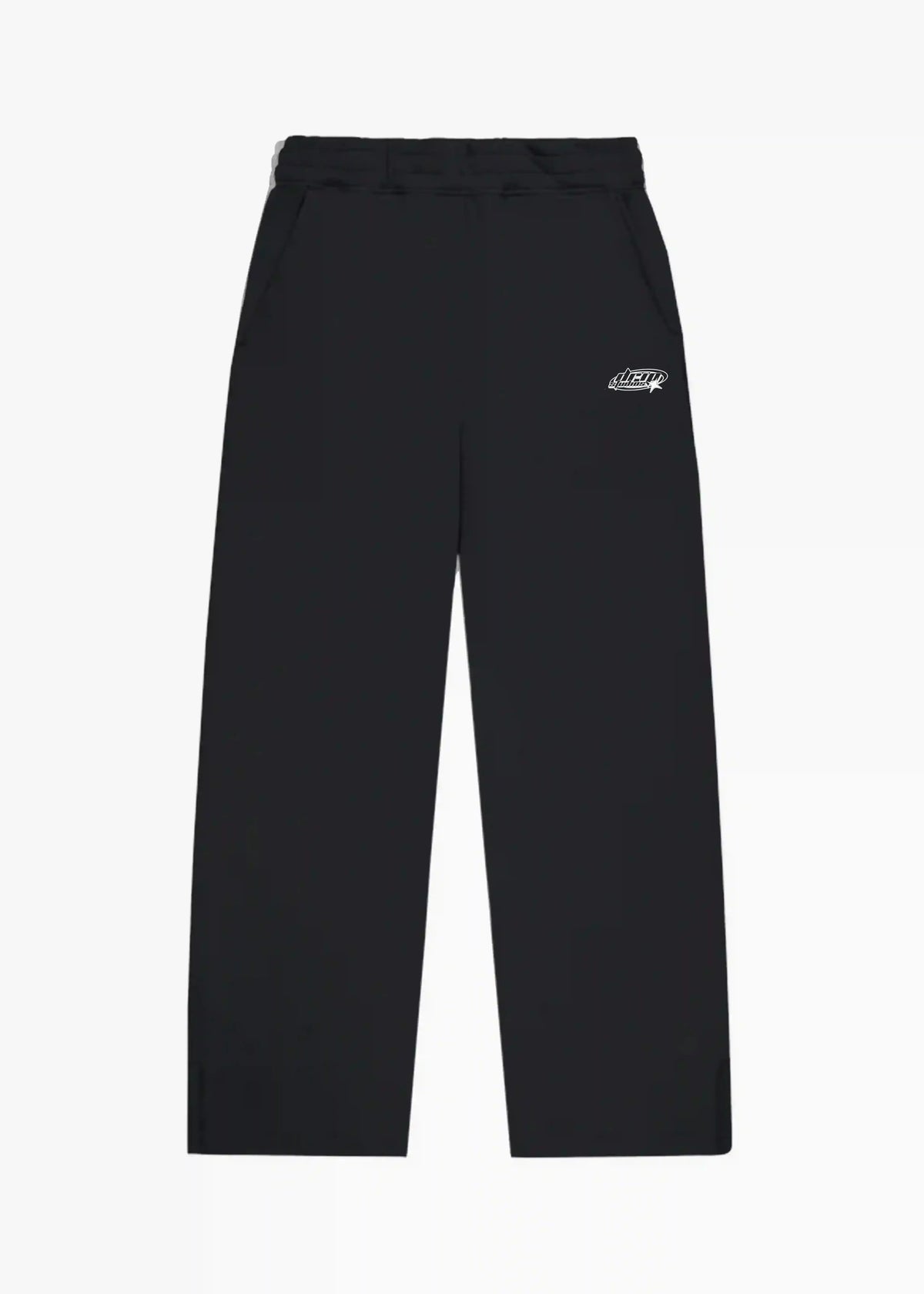 BLACK BASIC SWEATPANTS