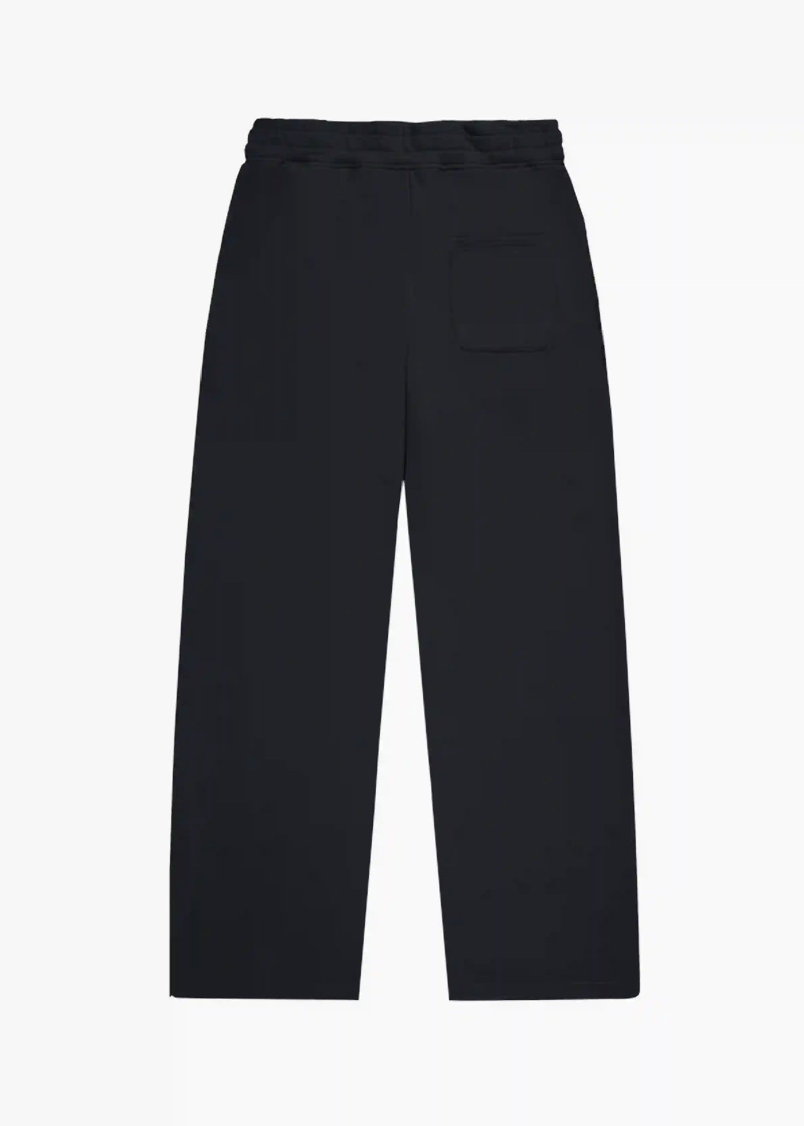 BLACK BASIC SWEATPANTS